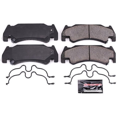 Front Brake Pad Set - Compatible with 2005 - 2006 Dodge Ram 1500 SRT-10 - Power Stop