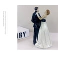 thumbnail image 4 of Bearachild Decoración de tartas, figurita de resina para novia y novio, soporte para manualidades de boda, estatua de pareja, decoración del Type6 NO6, 4 of 6