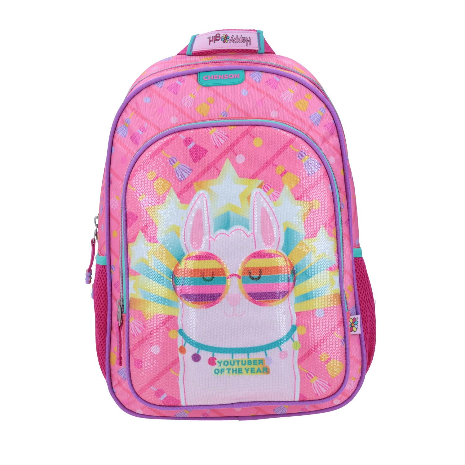 Mochila Grande Rosa Chenson Happy Girl Primaria CHEI para nina Porta tablet de hasta 10 CHENSON HG65418 P Walmart en linea