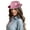 Pink-star, variant on Wowstyle Leather Cowboy Hat Women Western Brown Pu Cowgirl Hat Packable Fisherman Boonie Cap