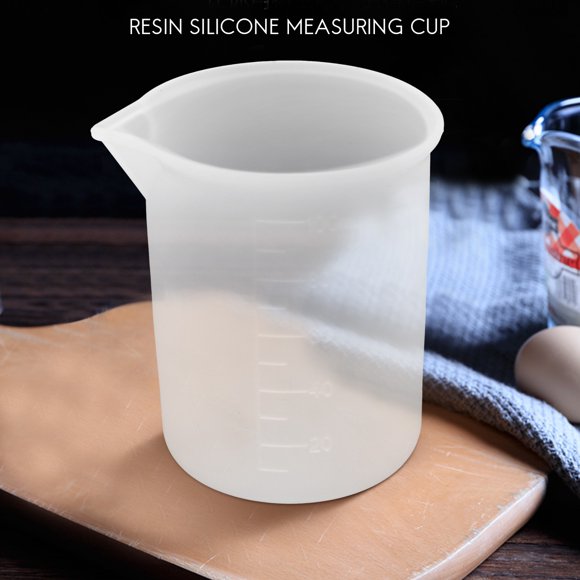 Silicone Measuring Cups for Resin, 12 100Ml Silicone Measuring Cups, Nonstick Silicone Mixing Cups for Casting Molds, Slime, Art, Waxing, Kitchen, Lab