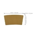 thumbnail image 3 of 50 Pcs Coffee Cup Holder Heat Resistant Sleeve Protective Cover Outdoor Sleeves Cafe, 3 of 6
