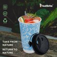 thumbnail image 3 of Katbite Disposable Cups Paper Cups with Lids Biodegradable and Eco-Friendly 16 oz 60 Count, 3 of 13