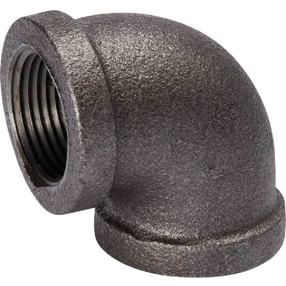 1 PK, Southland 520-006BG-Southland 1-1/4 In. 90 Deg. Malleable Black Iron Elbow (1/4 Bend)