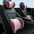 thumbnail image 4 of Neoyler Ergonomic Car Lumbar Support Pillow and Neck Pillow Kit for Back Pain Relief with Adjustable Headrest and Breathable Removable Cover Suit for Long Drives and Office Use, 4 of 4