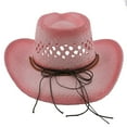 thumbnail image 5 of Straw Cowboy Hat Men Cowgirl Hats Women Sun Hat Sombreros Vagueros Classic Western Accents, 5 of 7