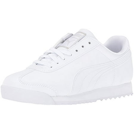 

puma 354259-14:classic roma basic all-white casual sneaker grade-school big-kid (4.5 m us big kid)