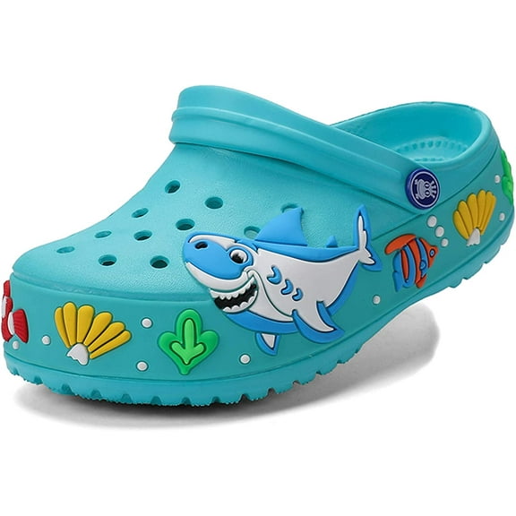 Little Kids Clogs Girls Boys Slide Lightweight Garden Shoes Slip-on Beach Pool Shower Slippers