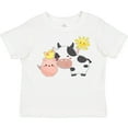 thumbnail image 3 of Inktastic Fun Farm Animals Cow, Pig, Chick Boys or Girls Toddler T-Shirt, 3 of 5