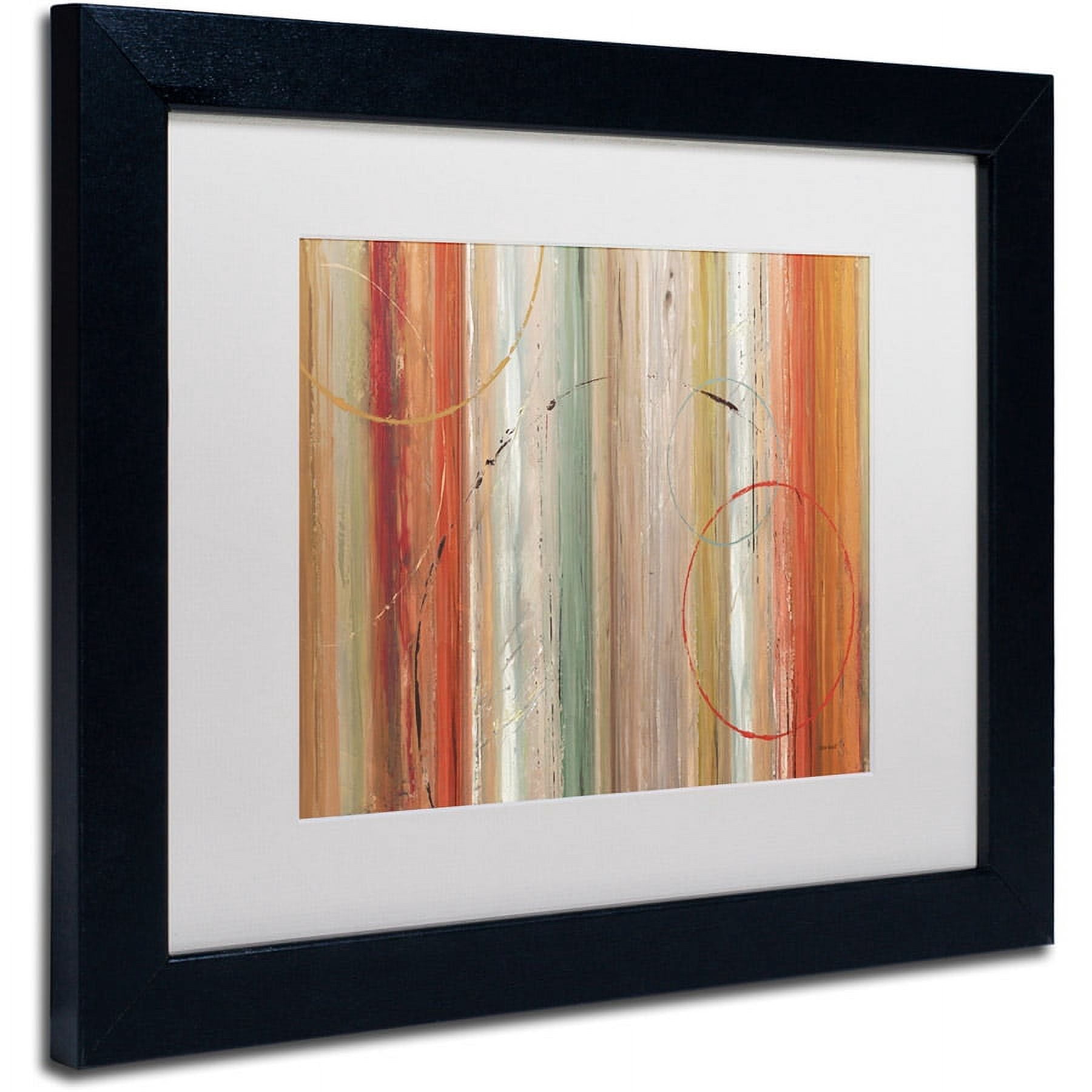 Trademark Fine Art "Spiced II" Canvas Art by Lisa Audit, White Matte, Black Frame