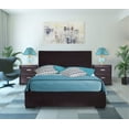 thumbnail image 4 of Camden Isle Hindes Platform Bed | Upholstered | Low Profile | Full, Brown, 4 of 5