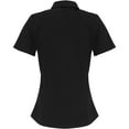 thumbnail image 2 of Premier Womens Stretch Fit Poplin Short Sleeve Blouse, 2 of 4
