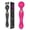 Pink, variant on Multispeed Rechargeable Vibrating Massager Wand Personal Full Body Therapy with Silicone ABS Plastic