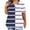 Navy, variant on Meichang Striped T Shirts for Women Plus Size Notch V Neck Short Sleeve Tops Trendy Color Block Tunic Shirts Loose Fit Going Out Tees