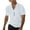 White, variant on MIXUE Shirts For Men Summer Solid Color V Neck Button Short Sleeve Slim Fit Casual Basic Pullover Tops T Shirts Holiday Wear,White,S