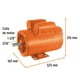 thumbnail image 2 of Motor eléctrico monofásico de 2 HP, baja velocidad, Truper TRUPER  MOE-2B, 2 of 4