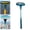 Blue*1pc, variant on Window Screen Cleaning Brush, 2-in-1 Mesh Washer Tool with Squeegee, Multi-Purpose Dust Scrubber for Patio, Porch & Glass Doors
