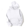 thumbnail image 4 of Women's Pullover Hoodie Cozy Fall Sweatshirt with Drawstring Hood Front Pocket Relaxed Fit Hoodies, S, 4 of 6