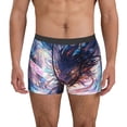 thumbnail image 1 of Balery Urban Style Colorful Dragon Calzoncillos bóxer para hombre, ropa interior de algodón suave y transpirable con cinturilla de nailon-Large, 1 of 5