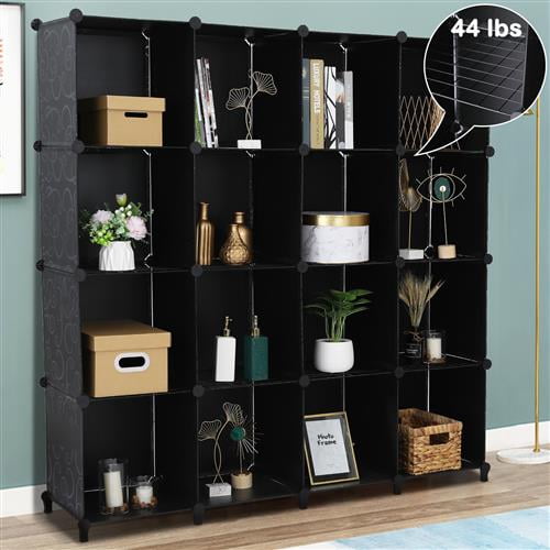 VINGLI Cube Storage Organizer Cube Organizer Bookcase, DIY 16Cube