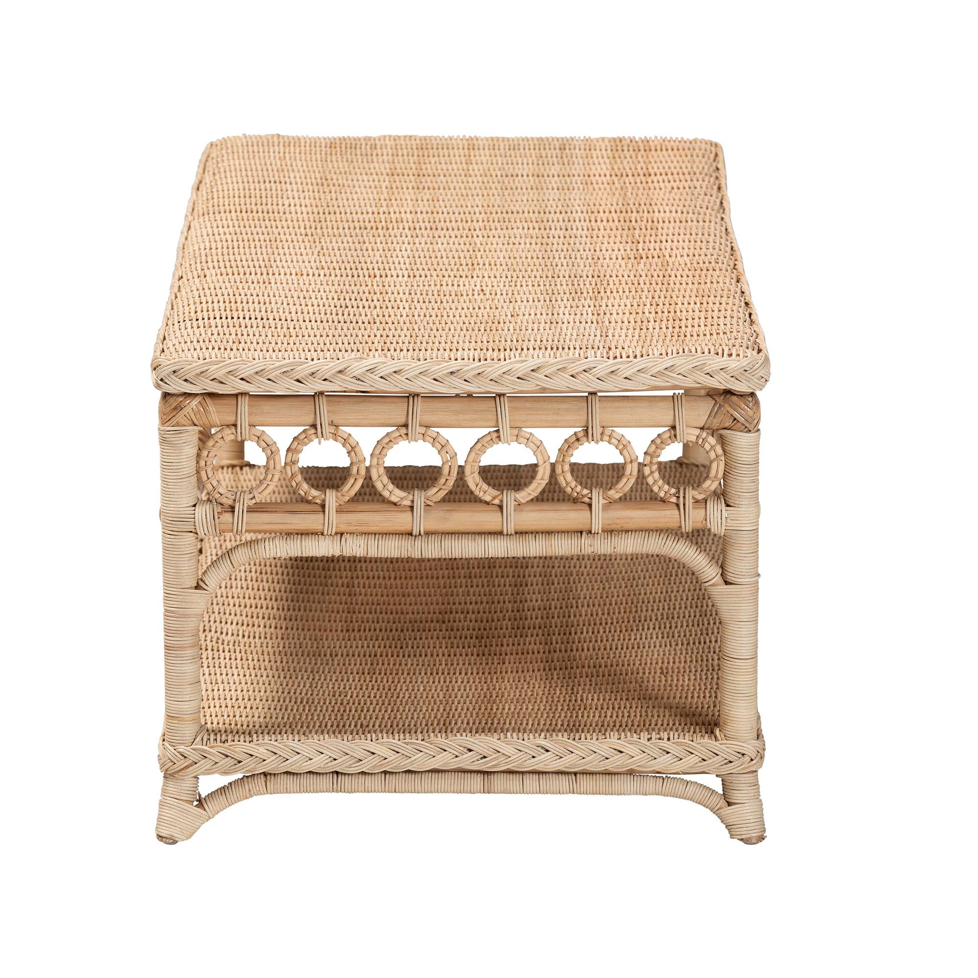 bali & pari Oxford Boho Coffee Table, Natural