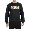 thumbnail image 2 of Wild Bobby, Mom Daisy Mother's Day Unisex Crewneck Sweatshirt, Black, Small, 2 of 6