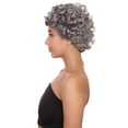 thumbnail image 4 of Womens Old Grandma Wig | Character Play Cosplay Halloween Wig | Premium Breathable Capless Cap, 4 of 9