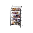 thumbnail image 1 of Safco - Literature holder - floor-standing - 5 compartments - mobile - charcoal, 1 of 2