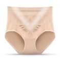 thumbnail image 2 of Bigersell Seamless Underwear for Women Thong Clearance Cotton Underwear Women Thong Panty Style P-380 Nylon Period Panties Ladies Cotton Thongs Briefs Mid Waist Women's Briefs Yellow L, 2 of 8