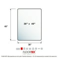thumbnail image 5 of Ecotex® Recycled Rectangular Chair Mat with Anti-Slip Backing For Hard Floors - 36" x 48", 5 of 9