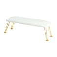 thumbnail image 4 of Cojín para reposabrazos de uñas, de piel sintética, para decoración de uñas, antideslizante, profesional, para salón y spa. Blanco, 4 of 9