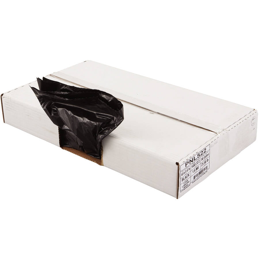 Penny Lane Black Linear Low Density Can Liners, 100 count - Walmart.com