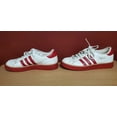 thumbnail image 1 of Ad-id-as Muhammad Ali White-Red Stripes Leather LowTop Shoes 8 US, 1 of 6