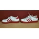 thumbnail image 1 of Ad-id-as Muhammad Ali White-Red Stripes Leather LowTop Shoes 8 US, 1 of 6