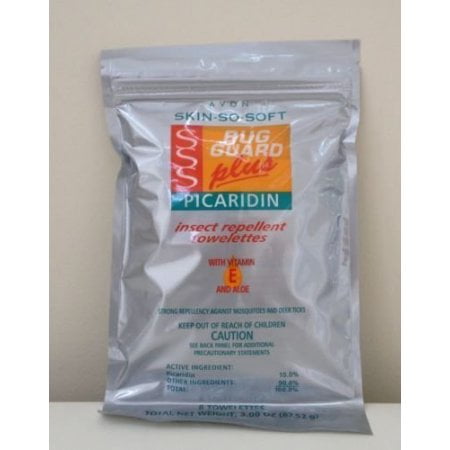 Avon Skin so Soft Bug Guard Plus Picaridin Insect Repellent 8 Towelettes