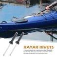 thumbnail image 3 of RUNROTOO 20 Pcs Rivets de Lanterne pour Réparation de Kayak Alliage d'Aluminium Noir Durable, 3 of 8