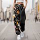 thumbnail image 2 of WILLBEST Pantalones Casuales para Mujer, Cómodos Pantalones Deportivos con Estampado de Halloween, Cintura Elástica Suave, para Uso Diario, Versátiles para Otoño E Invierno. Extra Grande, 2 of 4