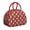 Red-16, variant on Dog Themed Lunch Bag – Vintage Style Pup Print with Floral Accents