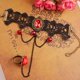 thumbnail image 4 of VINE Brazalete de encaje negro Steampunk gótico Halloween, 4 of 8