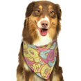 thumbnail image 6 of Goofa Donut and Blue Printing Dog Bandana ,Cat Scarf Adjustable Bib Handkerchief Accessories for Dogs Cats,Pet scarf,Pet fashion, 6 of 6