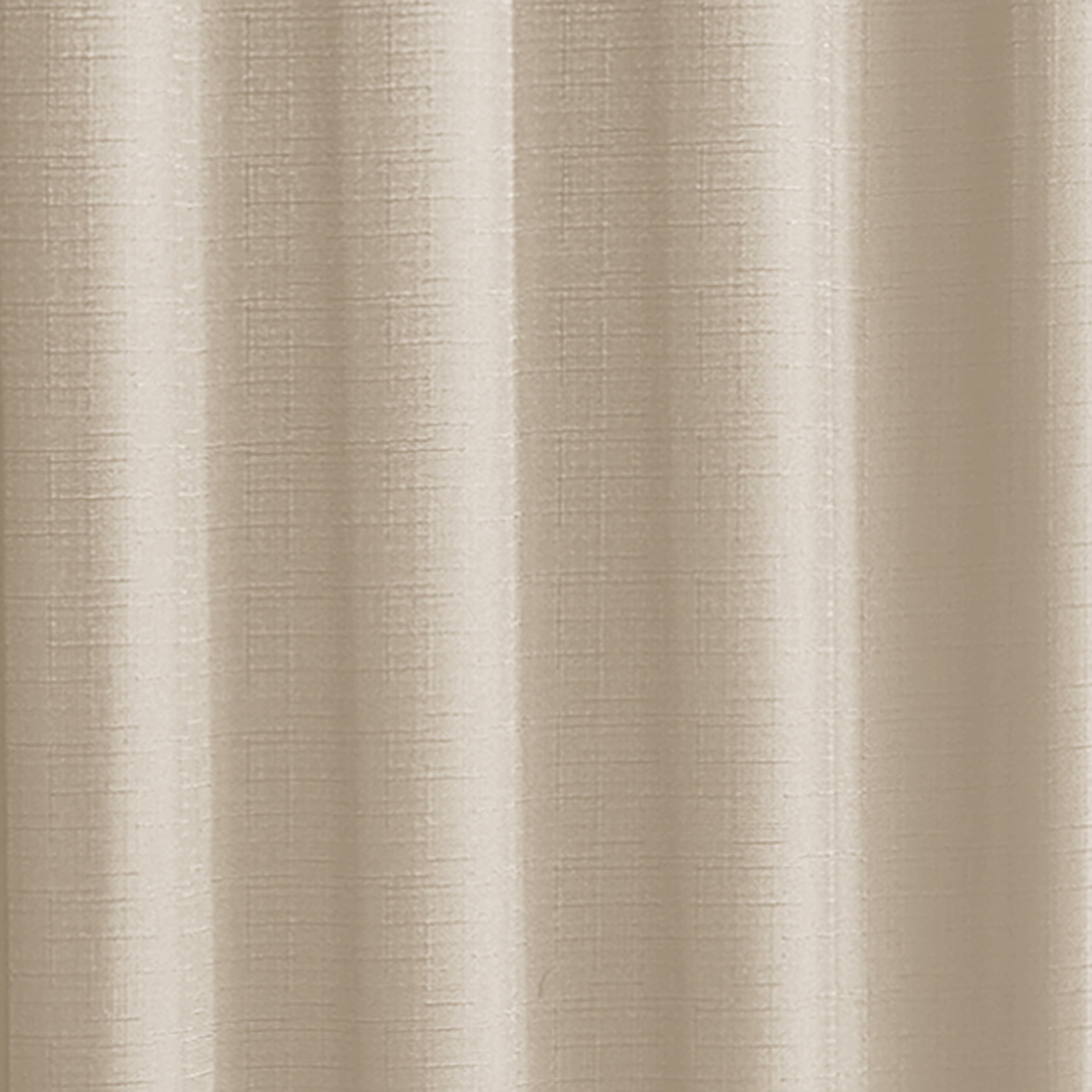 Mainstays Tille Light Filtering Curtain Panel Pair, 2 Panels, Beige, 37 in x 63 in