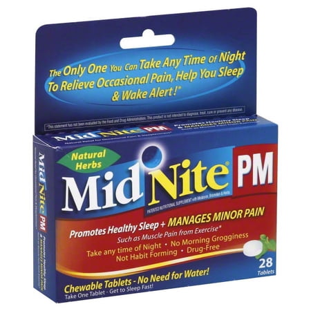 Concepts in Health MidNite PM Sleep Aid, 28 ea
