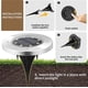 thumbnail image 4 of Paquete de 4 luces solares de suelo, 8 luces LED de disco con energía solar, iluminación de césped de paisaje impermeable para exteriores, para jardín, terraza, pasarela, camino de patio (wh, 4 of 4