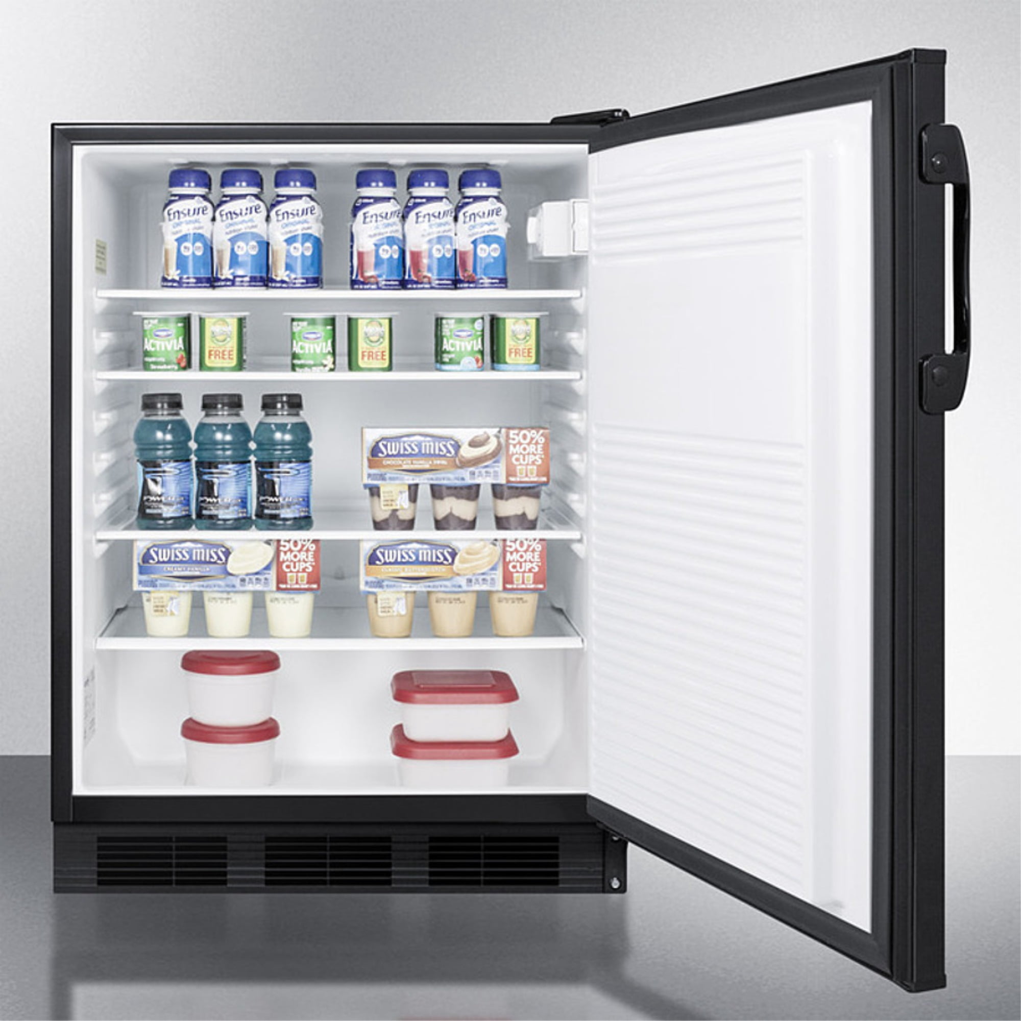 Medical NSF Compliant Built-in Under-Counter Refrigerator -Black FF7BBI
