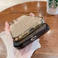 thumbnail image 5 of Compatible with iPhone 14 Plus Glitter Plating Case, Aesthetic Luxury Bling Sparkly Shiny Clear Case for Women Girls Camera Protection Shockproof Phone Case for iPhone 14 Plus 6.7"(Black), 5 of 6
