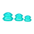 thumbnail image 1 of Juegos de ventosas de silicona para con ventosa, 3 uds., para relajación corporal, brazos traseros Verde, 1 of 8