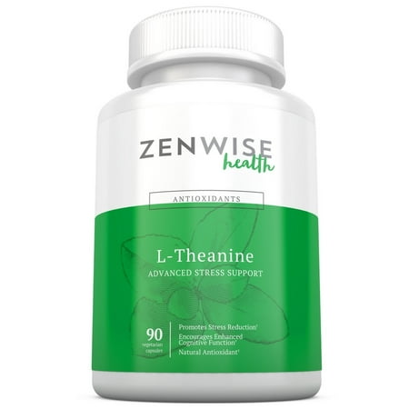 Zenwise Health L-Theanine Advanced Stress Support Vegetarian Capsules, 90 Ct