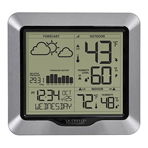 La Crosse Technology 308-1417 Wireless Forecast Station with Pressure History