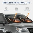 thumbnail image 4 of Vsdgher Fiery Black Dragon Attack Print Car Windshield Sun Shade, Reflective Sunshade Window Sunshade Sun Visor Protector Fit for Cars,Trucks,SUVs-Small, 4 of 6