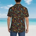 thumbnail image 5 of Haiem BBQ Barbecue Grill Printed Hawaiian Shirt for Men - Men’s Casual Beach Summer Shirts - Stretch Fabric with Modern Fit-3X-Large, 5 of 7